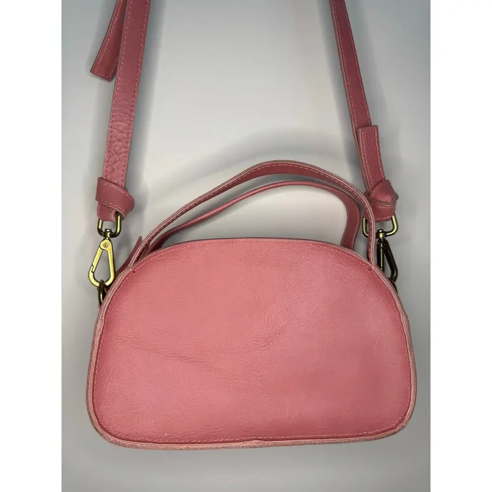 Madewell Sydney Zip Top Pink Crossbody Bag